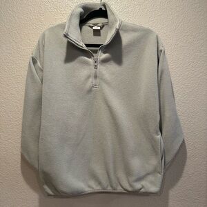 TNA Seafoam Green Fleece Quarter-Zip Jacket in Size XS